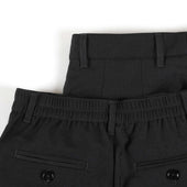Kellett Straight-Cut Shorts - Charcoal Grey