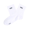 VSA Ankle Socks Pack of 4 - White