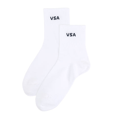 Ankle School Socks - White