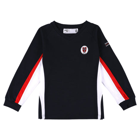 NIS Unisex Long-Sleeve PE T-Shirt, Navy