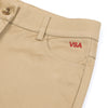 Girls Straight Leg Pants (Slim Fit) - Khaki