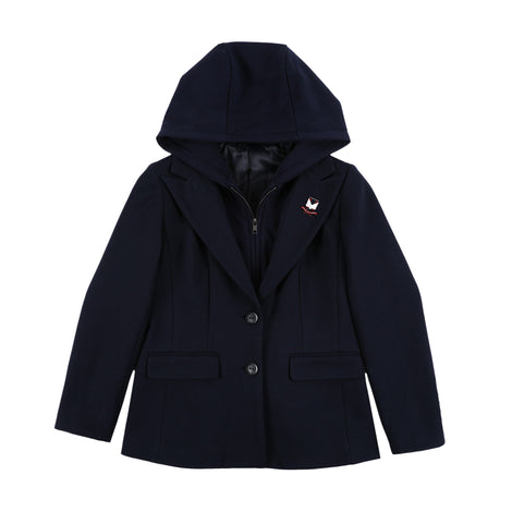 VSA Girls Hooded Blazer - Navy