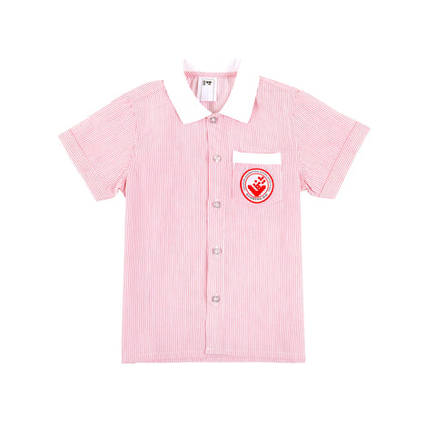 SISHK PY Boys Short-Sleeve Shirt – Red