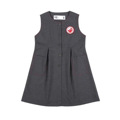 SISHK Primary Girls Pinafore – Grey
