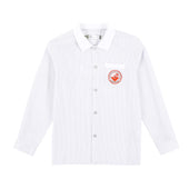 SISHK Primary Boys Long-Sleeve Shirt  – White