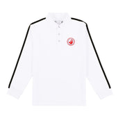 SISHK Secondary Boys Long-Sleeve Polo Shirt – White