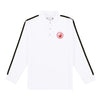 SISHK Secondary Boys Long-Sleeve Polo Shirt – White