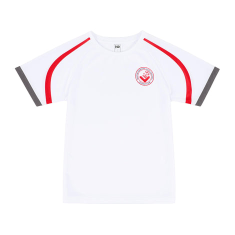 SISHK Secondary PE Short-Sleeve T-Shirt – White