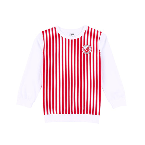 SISHK PY-Primary PE Long-Sleeve T-Shirt – Red / White