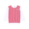 SISHK PY-Primary PE Long-Sleeve T-Shirt – Red / White