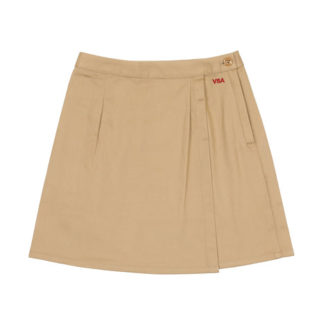 Girls Chino Skirt - Khaki