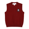 Kids Knitted Vest - Maroon